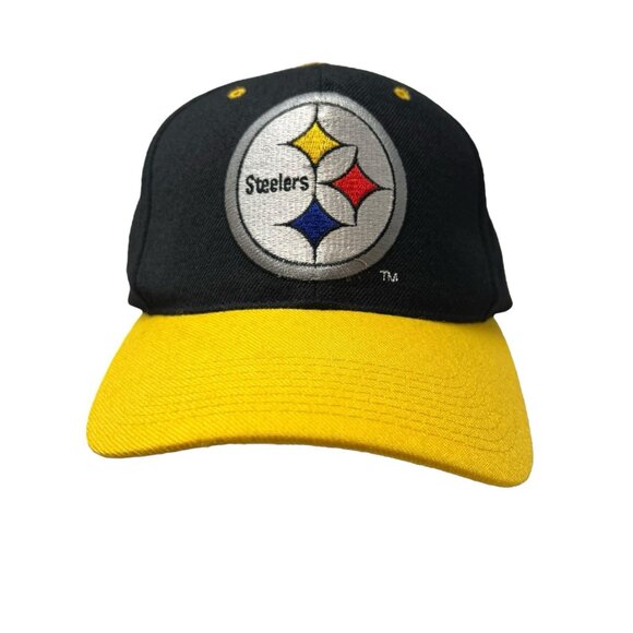 Pittsburgh Steelers Vintage 100% Wool ANI Team NFL Snapback Hat Cap Dad Logo 90s